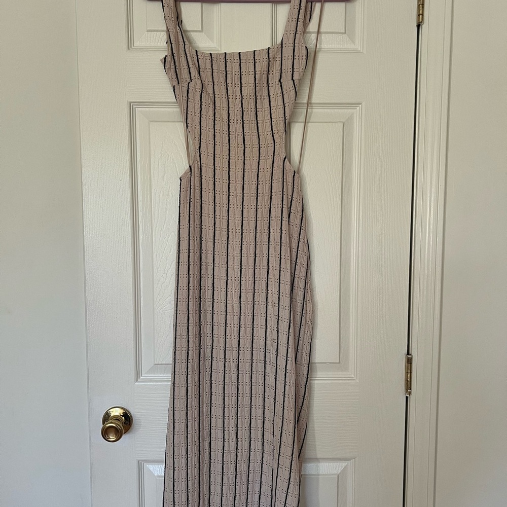 Striped Sleeveless Dress